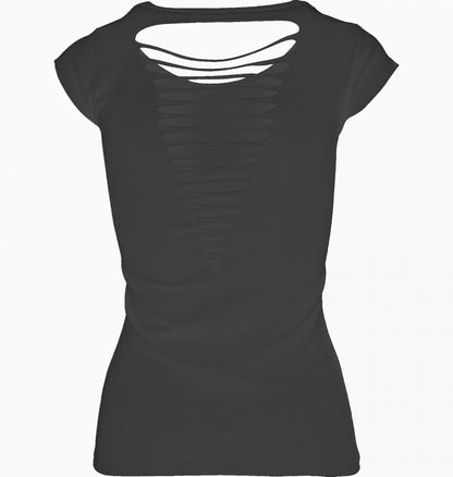 Squirt Queen - Funny Cut-out Damen Shirt