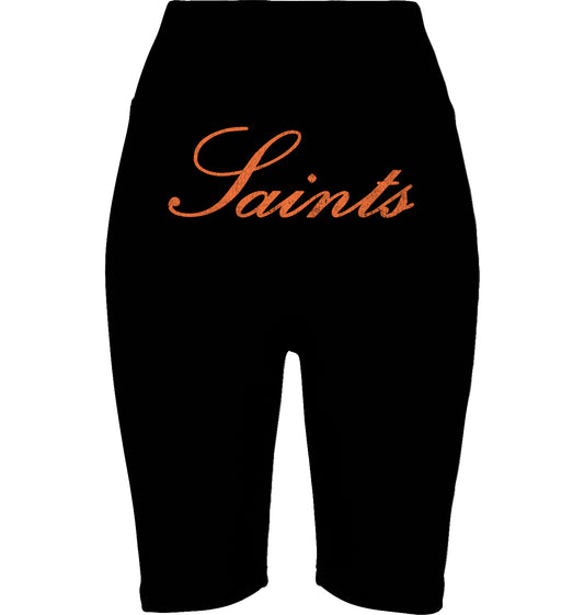 Ladies High Waist Shorts Arsch Print - MEA LAETUS