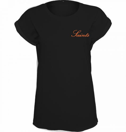Ladies T-Shirt Saints - black