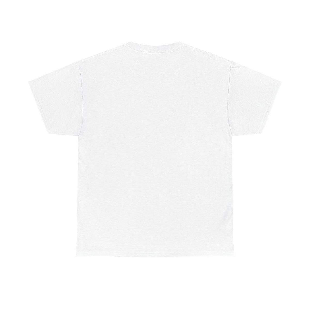 BLUE MENACE | Streetwear Graphic T-Shirt Herren - Mock up weiß Rückseite
