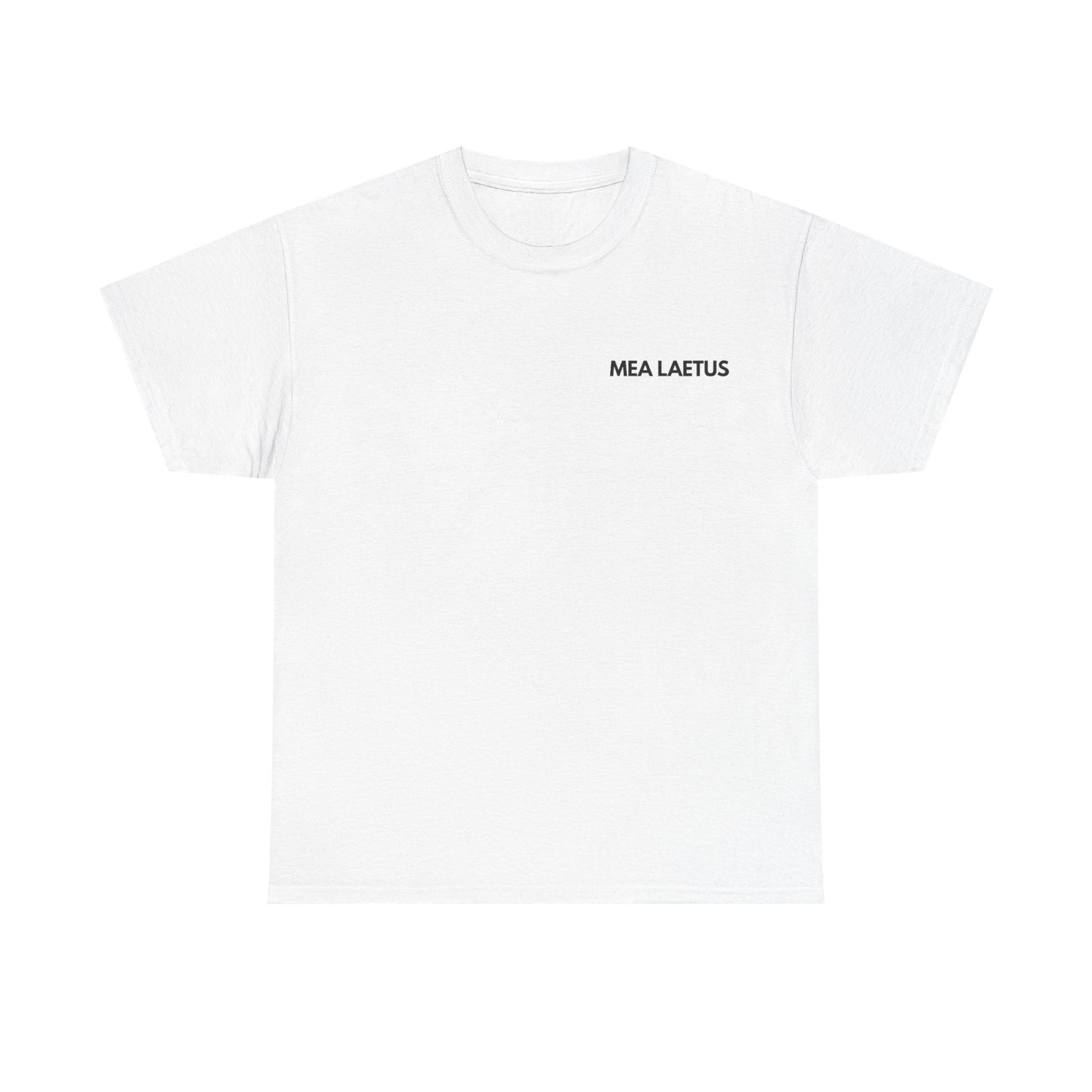White essential Logo T-Shirt - MEA LAETUS