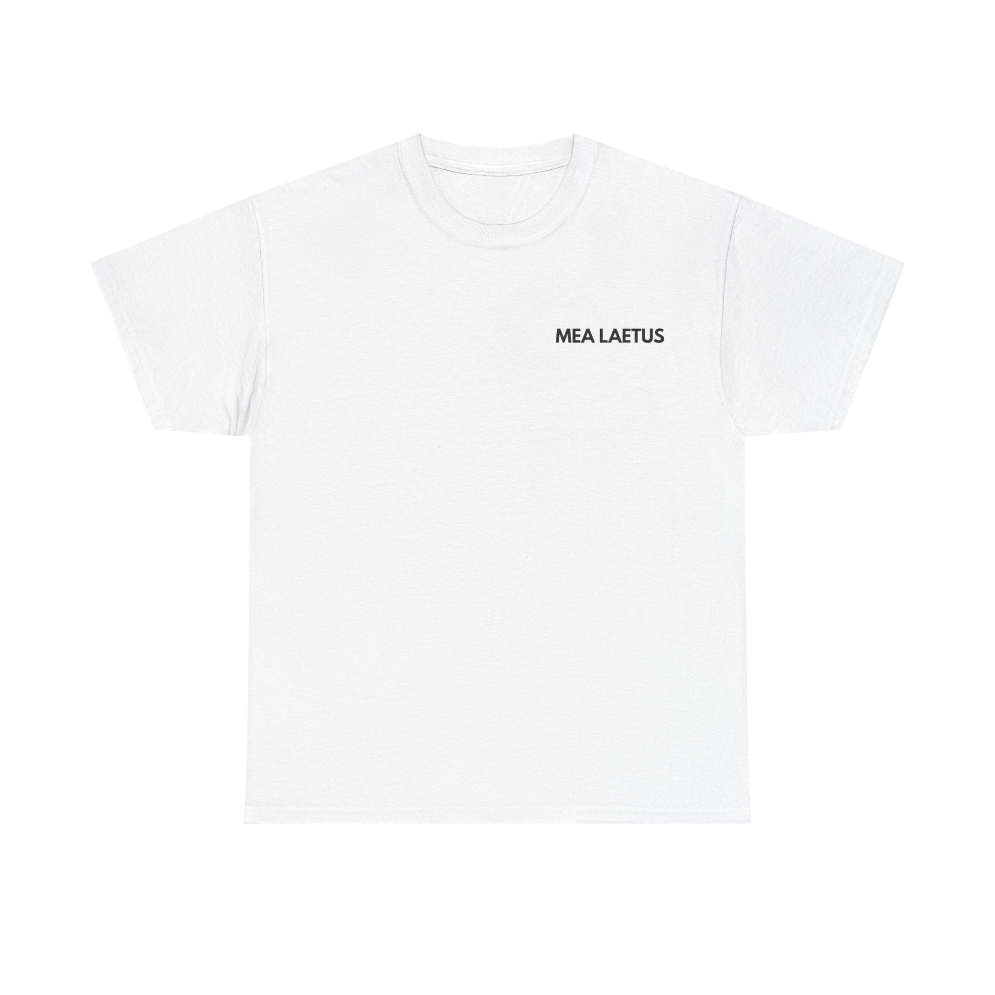 White essential Logo T-Shirt - MEA LAETUS