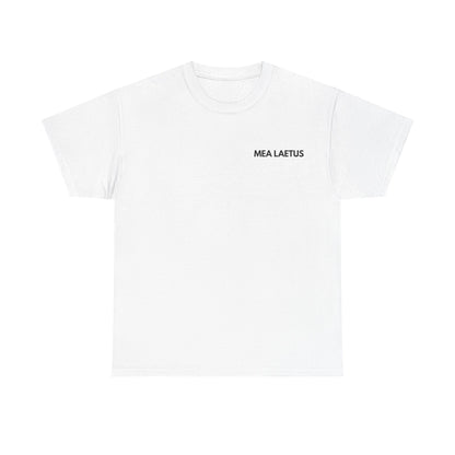 White essential Logo T-Shirt - MEA LAETUS
