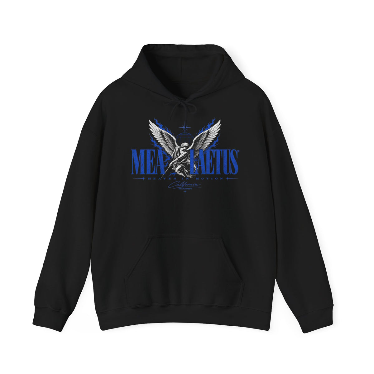 Mock up Heaven in Motion | Christian Streetwear Hoodie von vorne