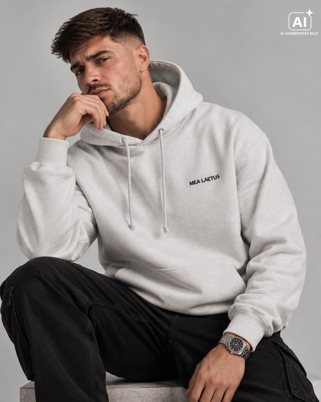 Essential Hoodie white