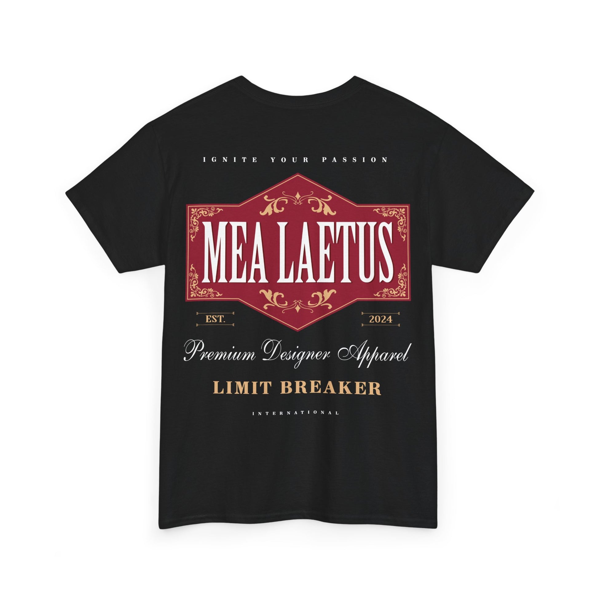 black Limit Breaker RED Label T-Shirt - Backprint