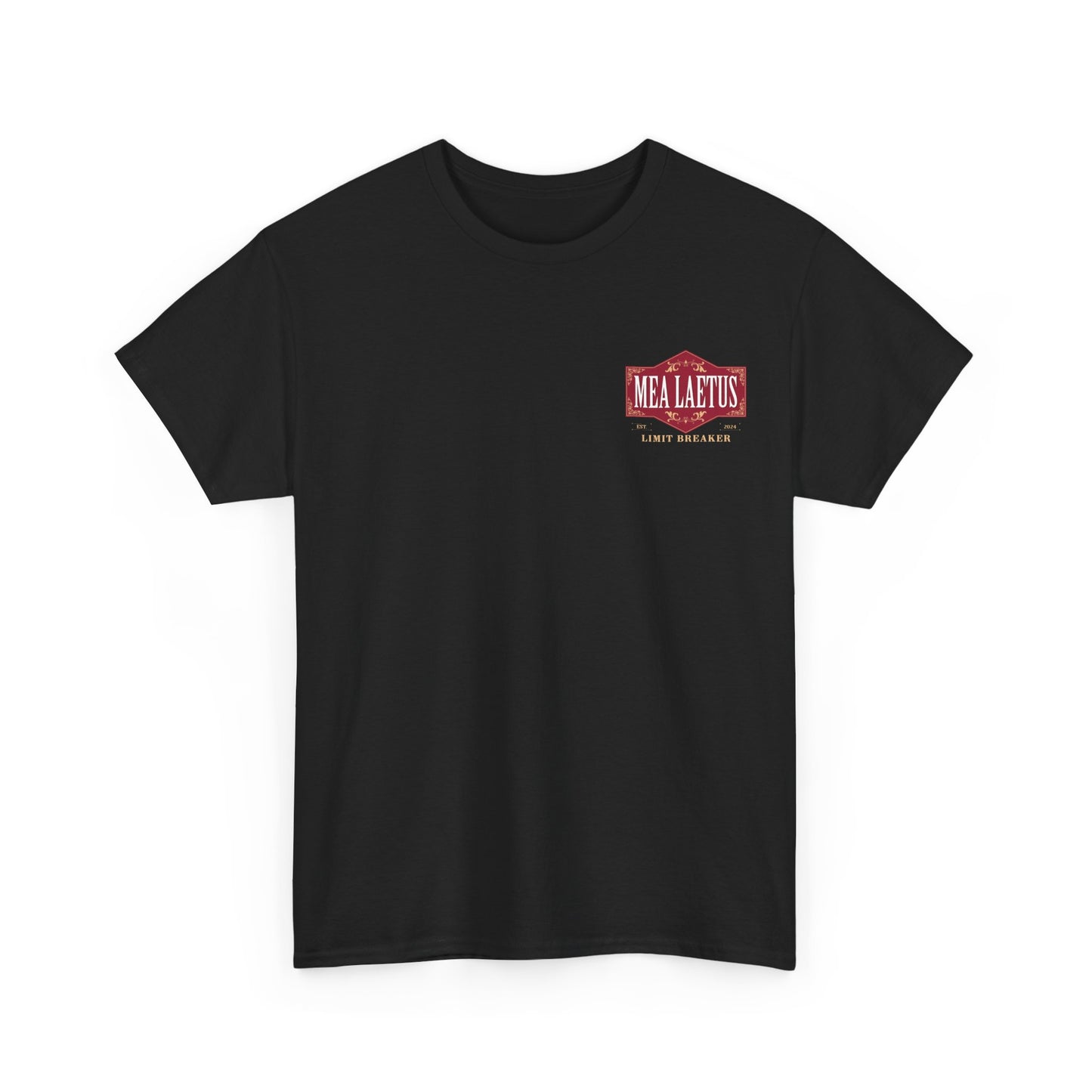 black Limit Breaker RED Label T-Shirt - frontprint