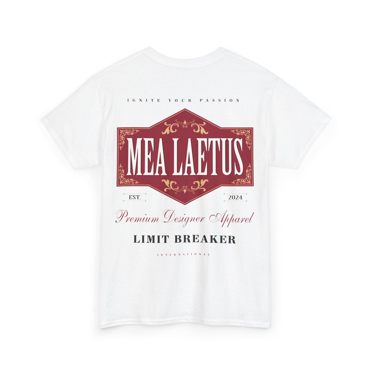 white Limit Breaker RED Label T-Shirt - backprint