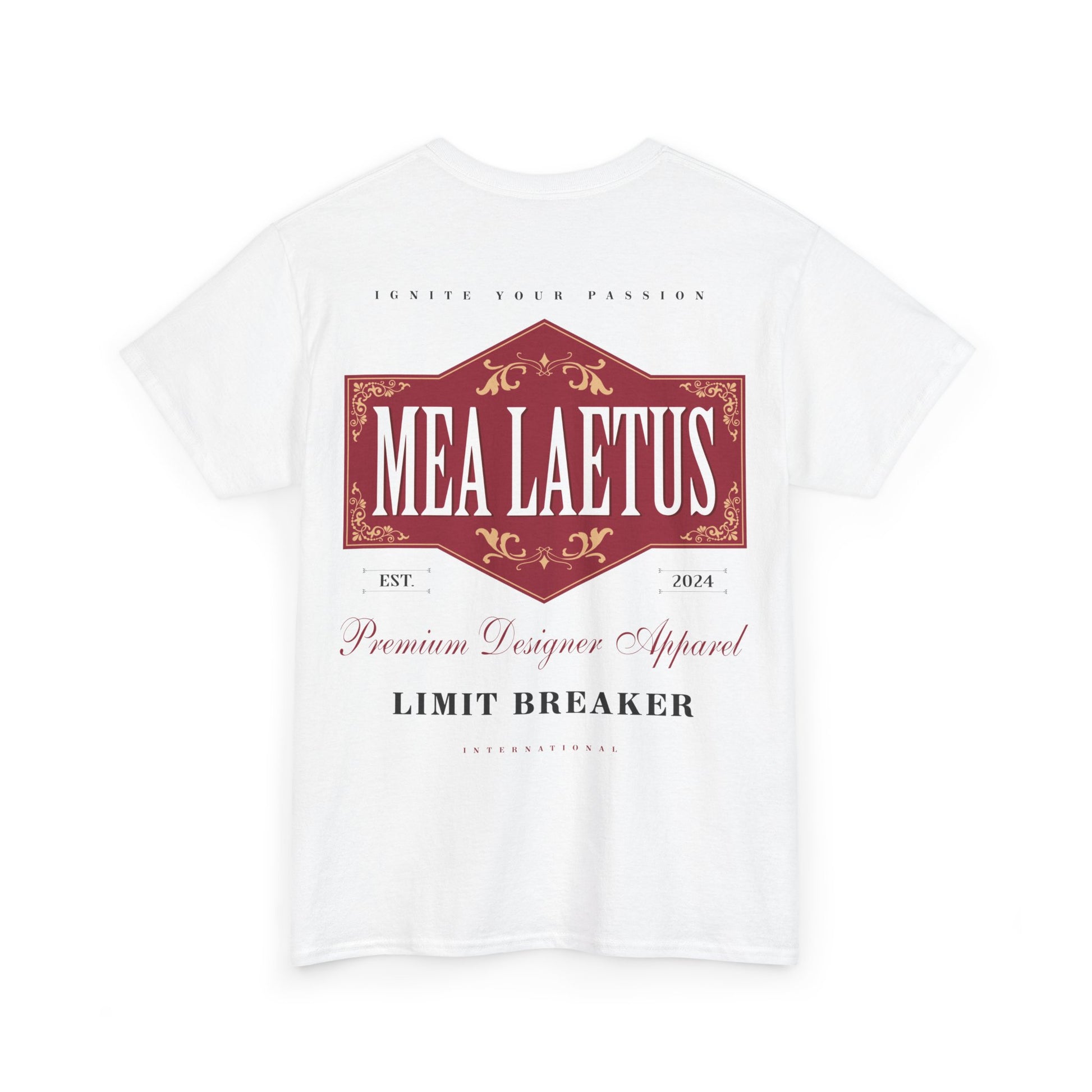 white Limit Breaker RED Label T-Shirt - backprint