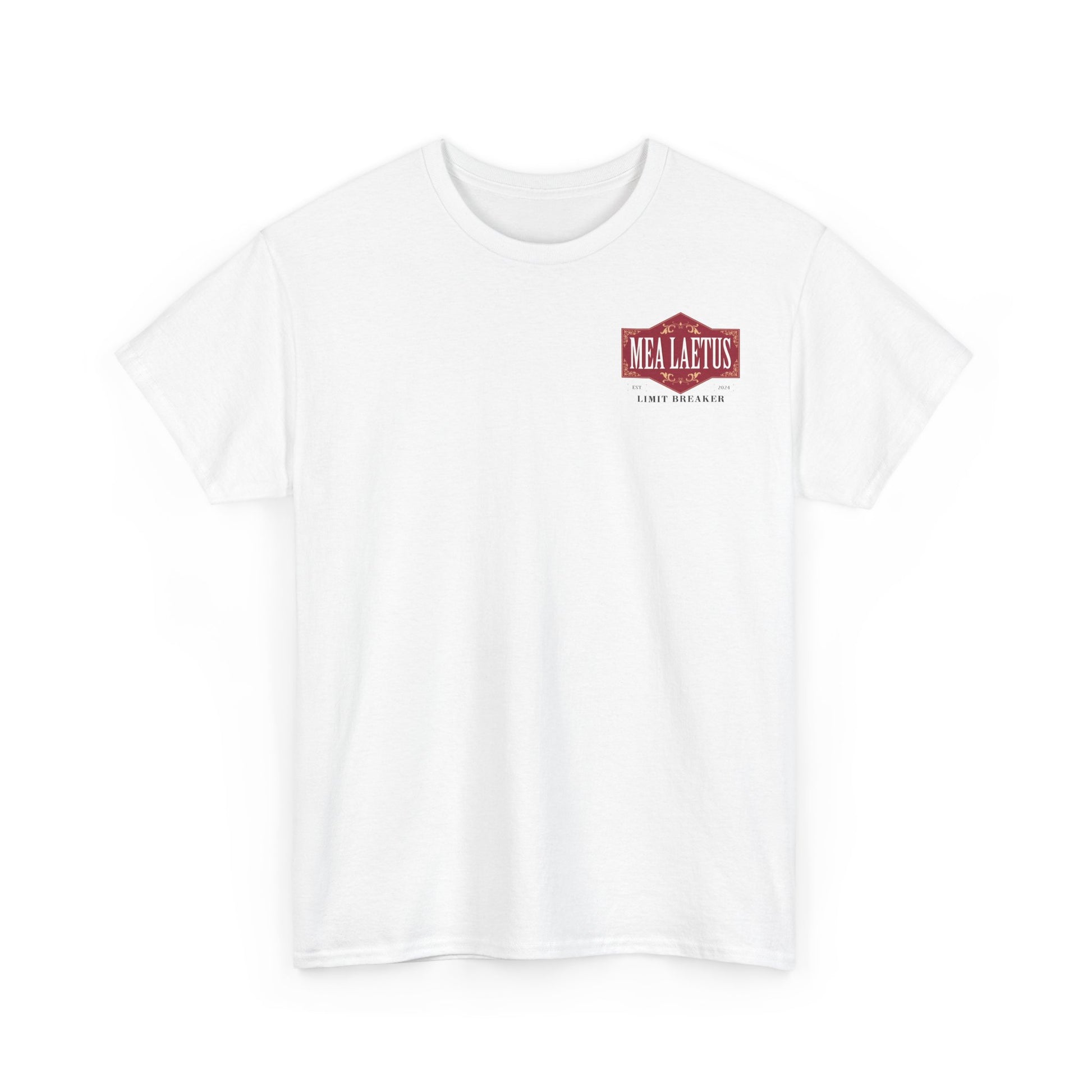 white Limit Breaker RED Label T-Shirt - frontprint