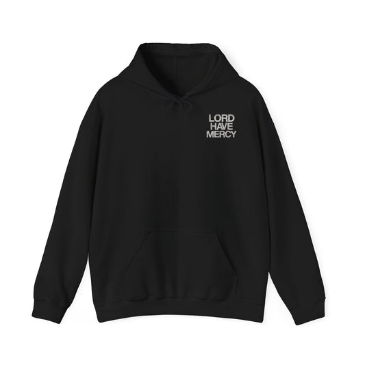 Lord Have Mercy | Christian Streetwear Hoodie Mock up von vorne