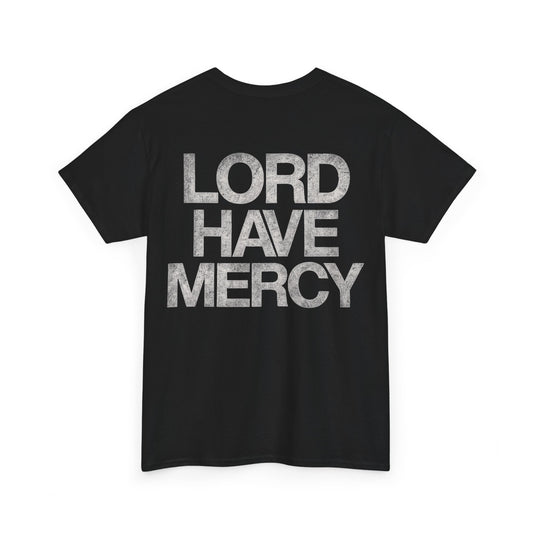 Lord Have Mercy | Christian Streetwear T-Shirt - Mock up schwarz, Rückenansicht