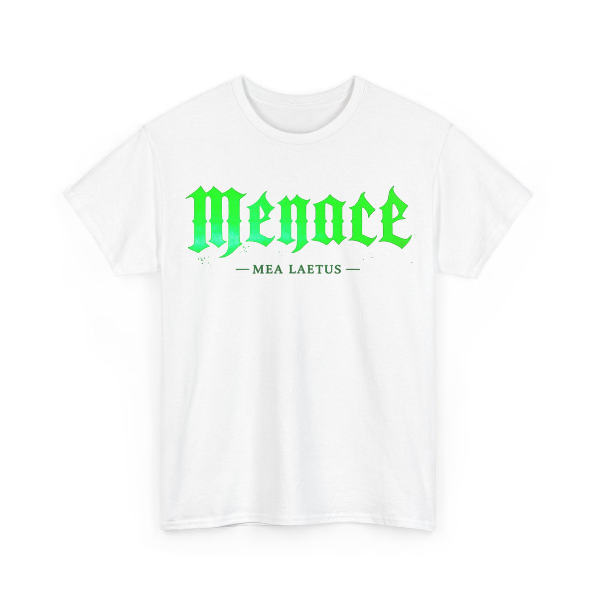 Menace  Graphic T-Shirt Herren - weiß Mock up Vorderseite