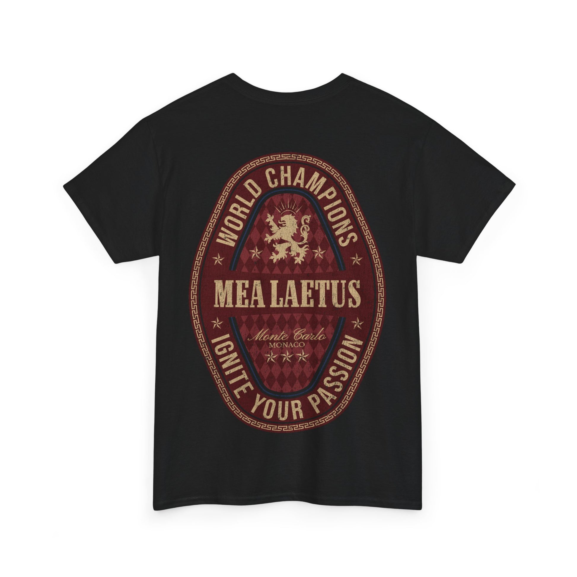black World_Champions_RED_Graphic_T-Shirt - back print