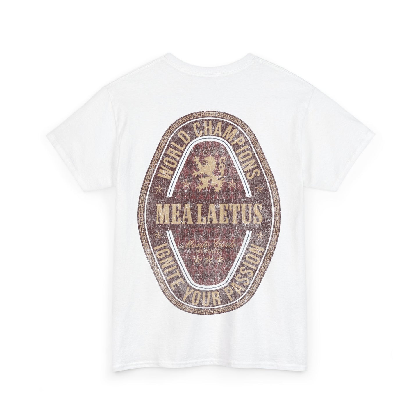white World_Champions_RED_Graphic_T-Shirt - back print