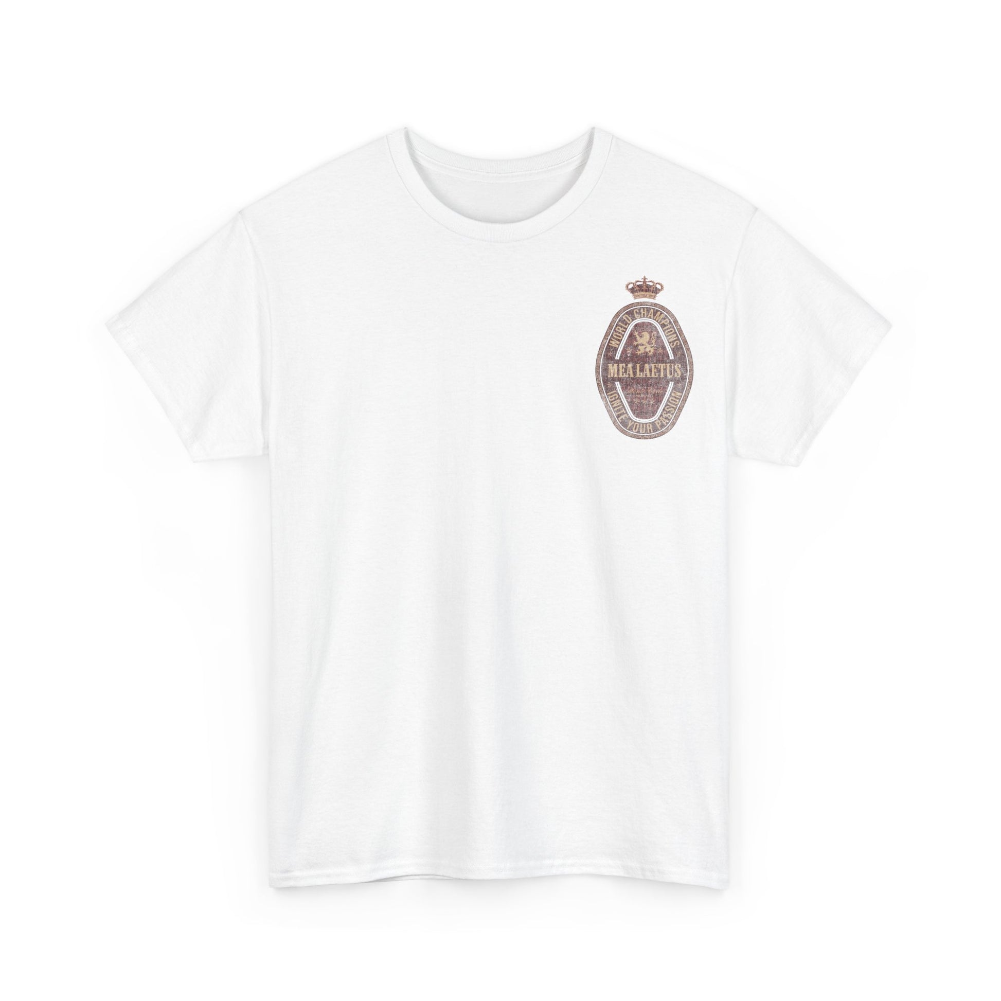 white World_Champions_RED_Graphic_T-Shirt - front print