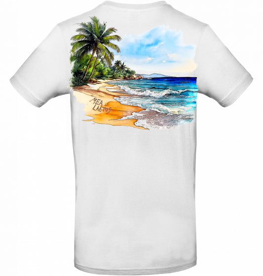 T-Shirt Holiday Sky - white - MEA LAETUS