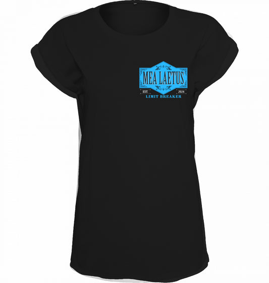 Ladies T-Shirt Limitbreaker Emblem BLAU - black