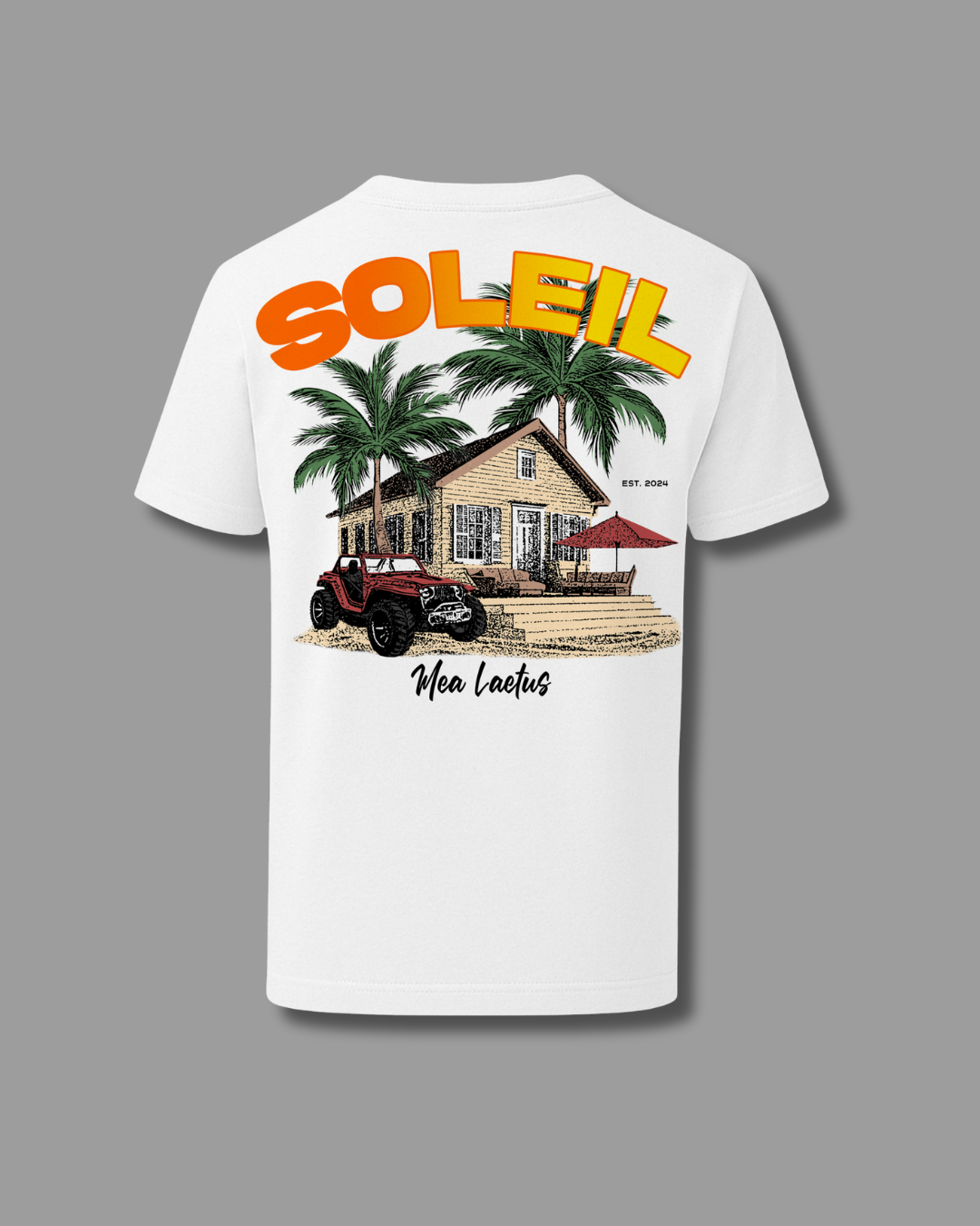 Finca Soleil Premium Cotton T-Shirt white - MEA LAETUS