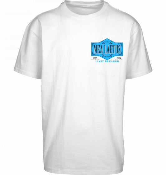 Oversized Tee Limitbreaker Emblem blue - WHITE