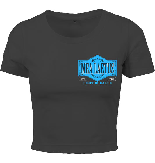 Ladies Cropped Shirt Limitbreaker Emblem - MEA LAETUS