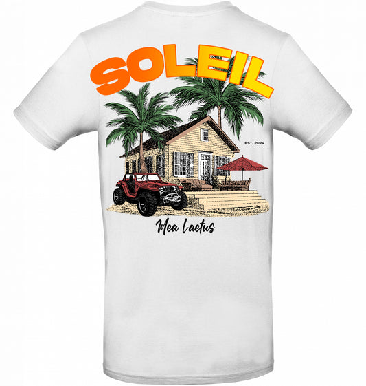 T-Shirt Finca Soleil White - MEA LAETUS