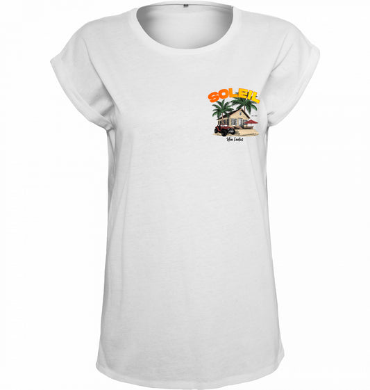 Ladies T-Shirt Finca Soleil - white