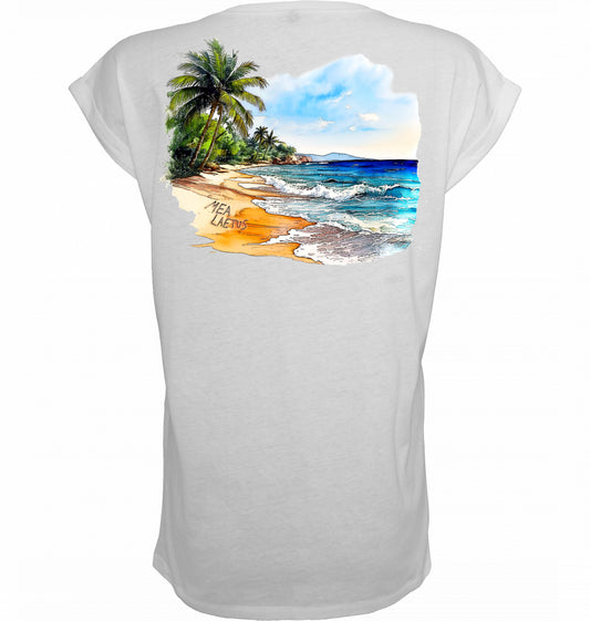 Ladies T-Shirt Holiday Sky