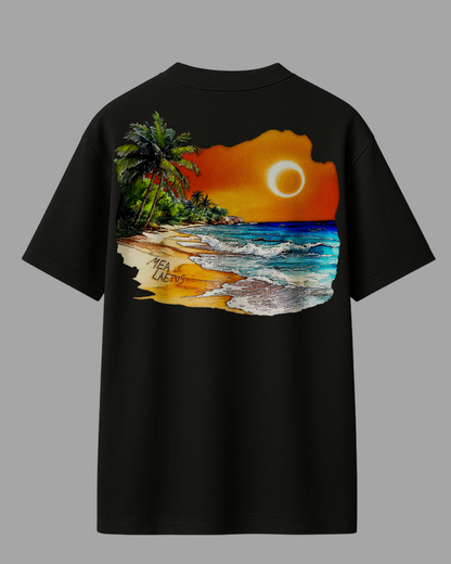 Oversized Tee Holiday Sunset - MEA LAETUS
