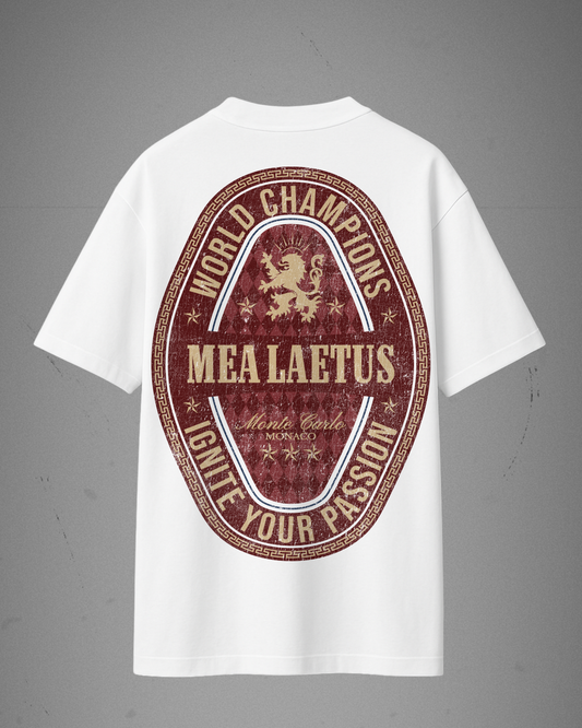 Oversized Tee World Champions RED - white - MEA LAETUS