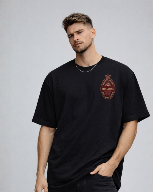 Oversized Tee World Champions RED - black - MEA LAETUS