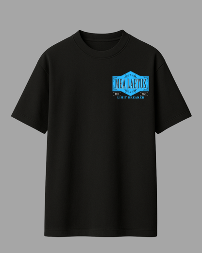 Oversized Tee Limitbreaker Emblem blue - BLACK - MEA LAETUS