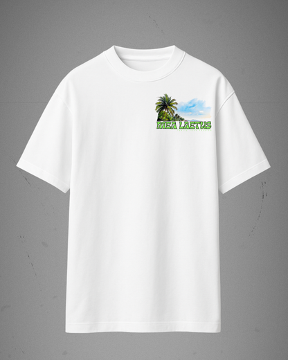 Oversized Tee Holiday Sky - white - MEA LAETUS