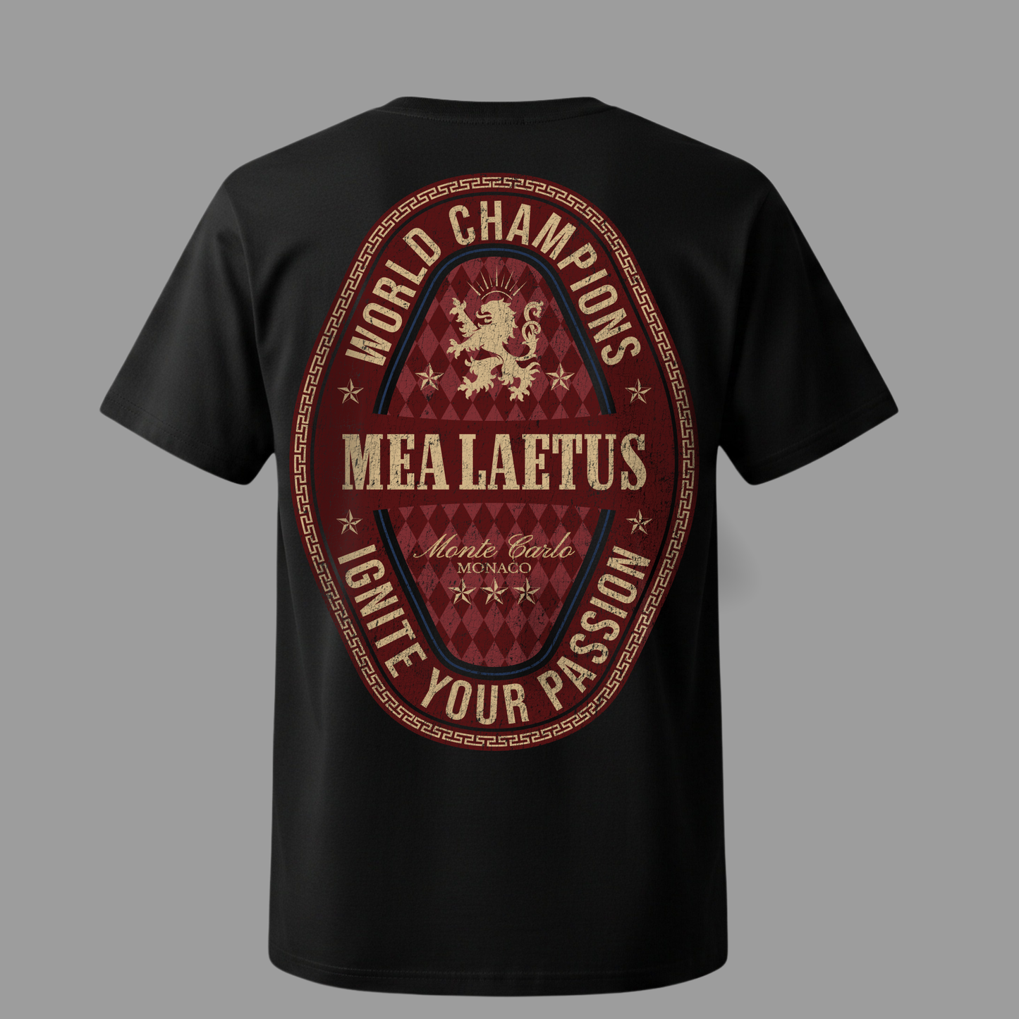 World Champions RED – Premium Cotton T-Shirt black - MEA LAETUS