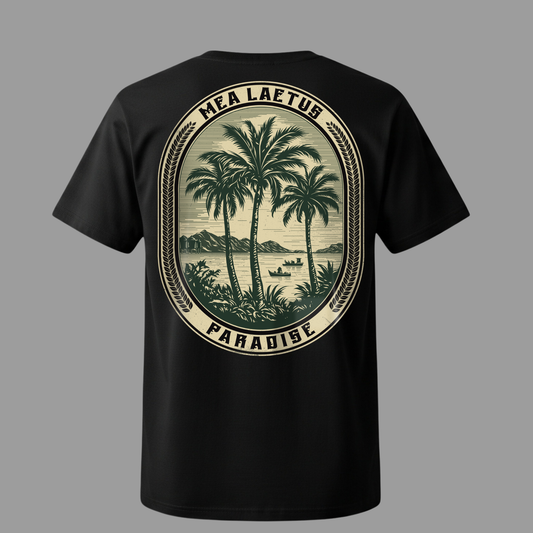 Palmen Edition – Premium Cotton T-Shirt black - MEA LAETUS