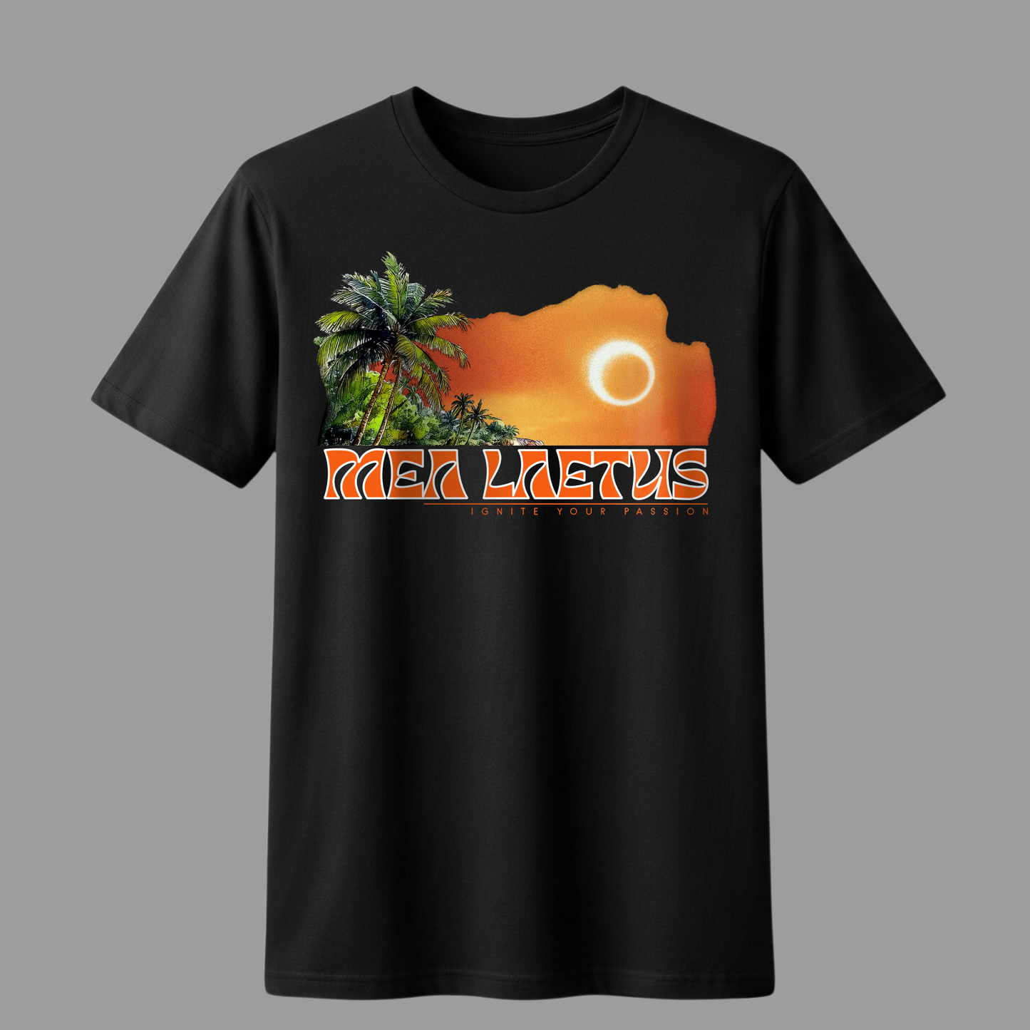 Holiday Sunset – Premium Cotton T-Shirt - MEA LAETUS