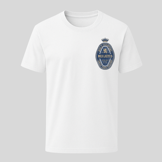 World Champions BLUE – Premium Cotton T-Shirt white - MEA LAETUS