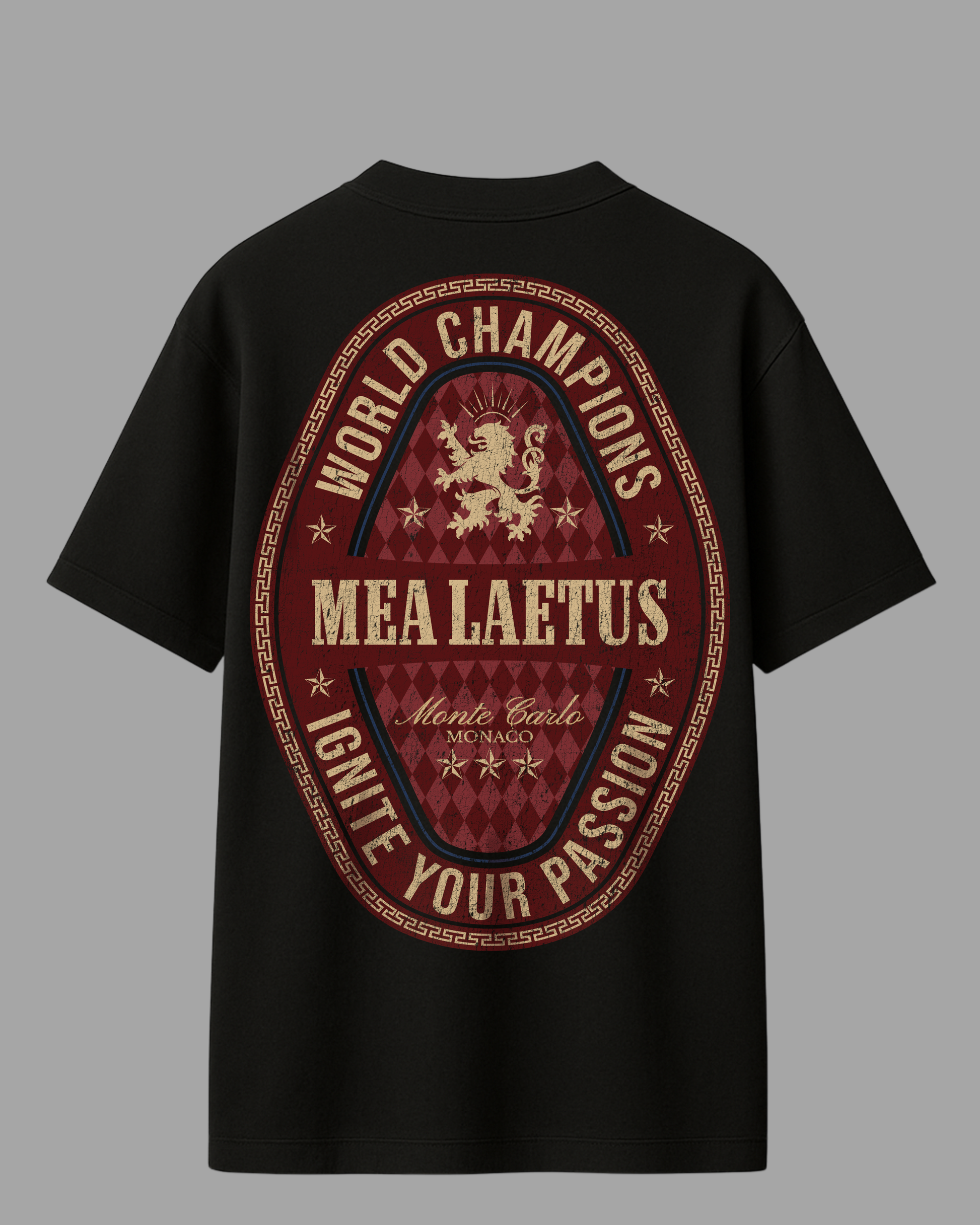 Oversized Tee World Champions RED - black - MEA LAETUS