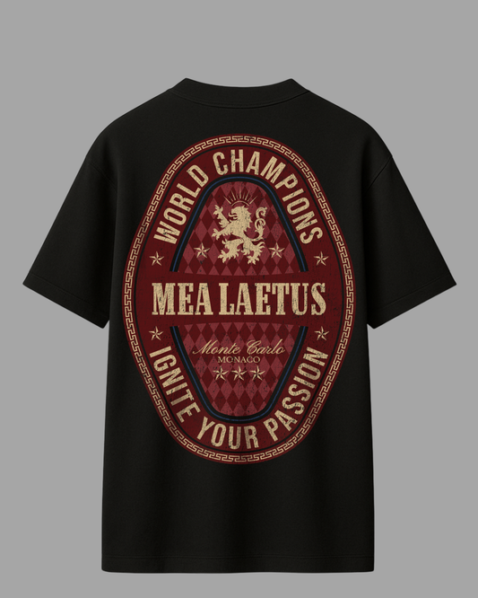 Oversized Tee World Champions RED - black - MEA LAETUS