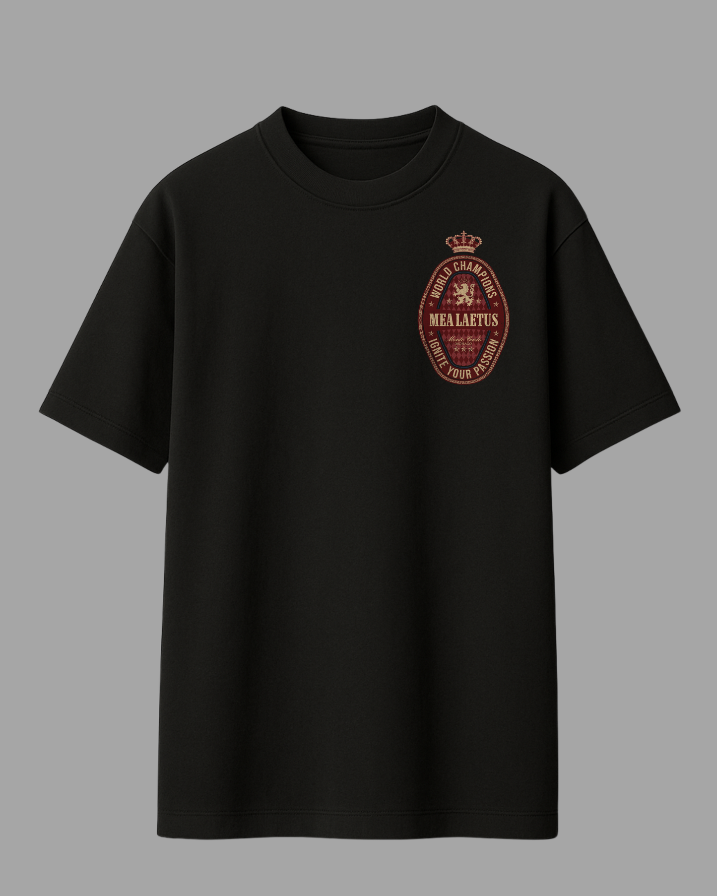 Oversized Tee World Champions RED - black - MEA LAETUS