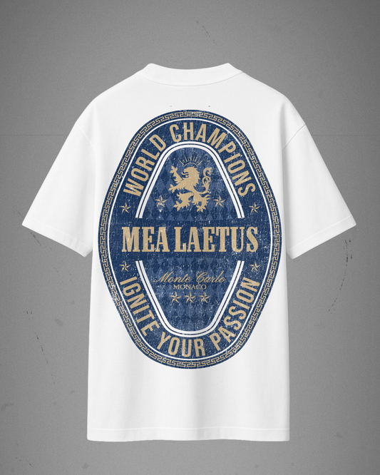 Oversized Tee World Champions BLUE - white - MEA LAETUS