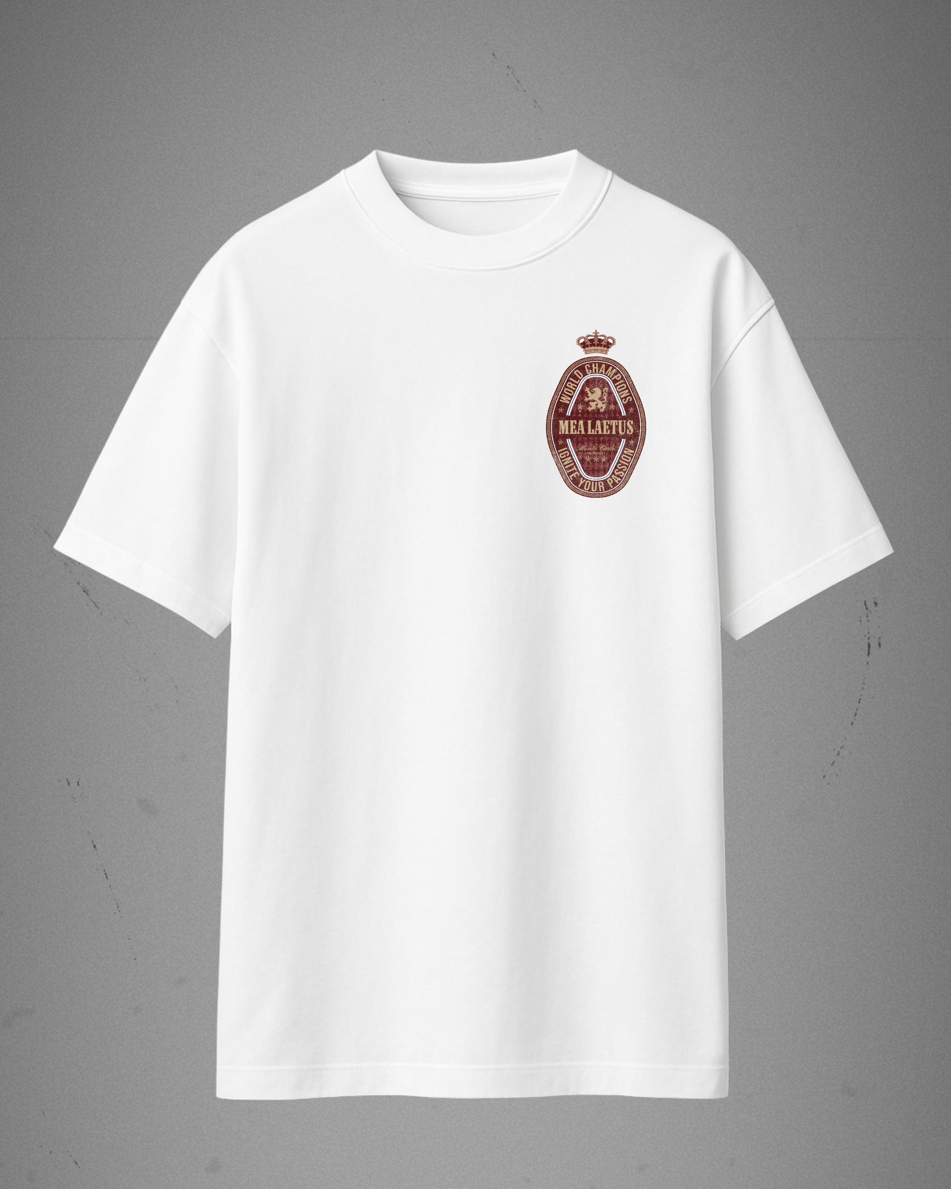 Oversized Tee World Champions RED - white - MEA LAETUS