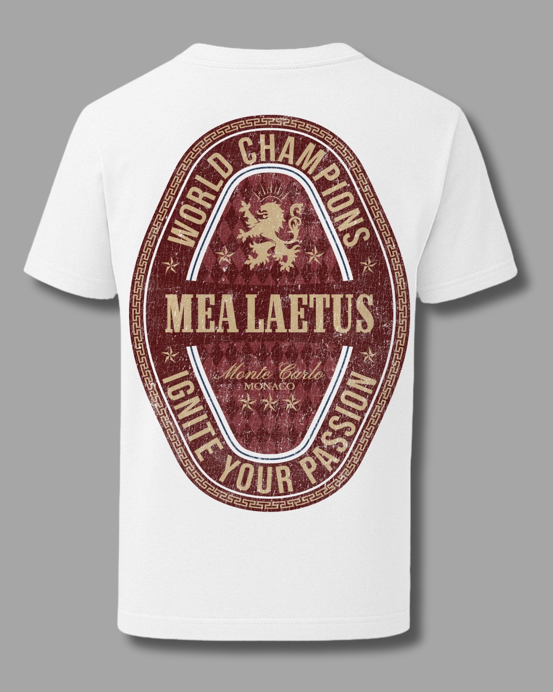 World Champions RED – Premium Cotton T-Shirt white - MEA LAETUS